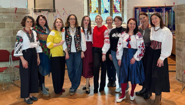 East Sussex Ukrainian groups raise £1,700 for Leleka Foundation at Easter Fair